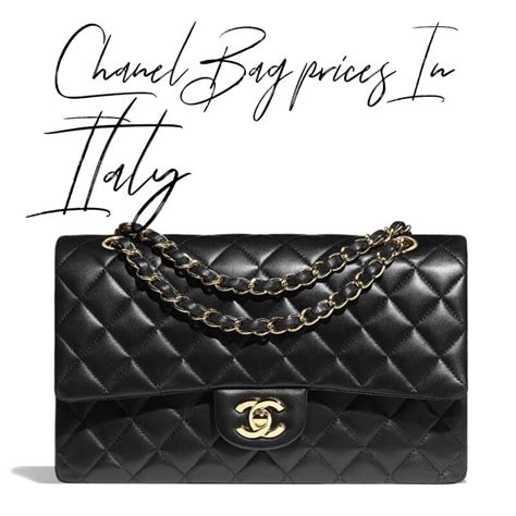 where to buy chanel bags in italy|is chanel cheaper in italy.